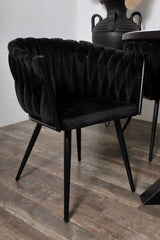 2x Wave Chair zwart | Homestyles.nl