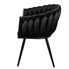 2x Wave Chair zwart | Homestyles.nl