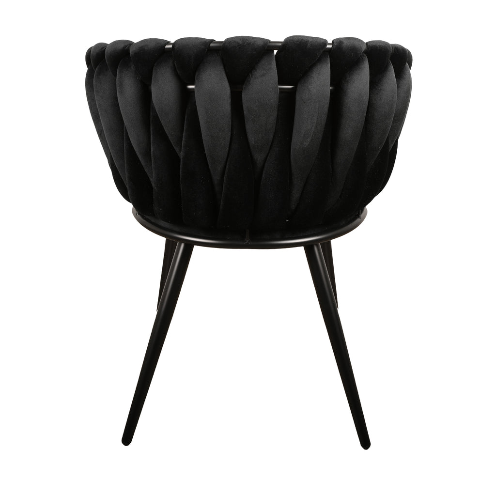 2x Wave Chair zwart | Homestyles.nl