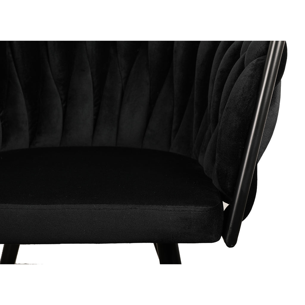 2x Wave Chair zwart | Homestyles.nl