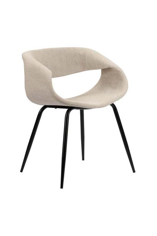 2x Whale Chair Beige | Homestyles.nl