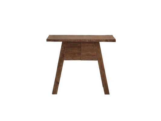 Wandtafel Erosie Teak - 100x40x76 | Homestyles.nl