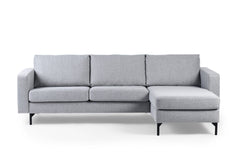 3 zits bank CL L+R, stof Chloe, C311 grijs | Homestyles.nl