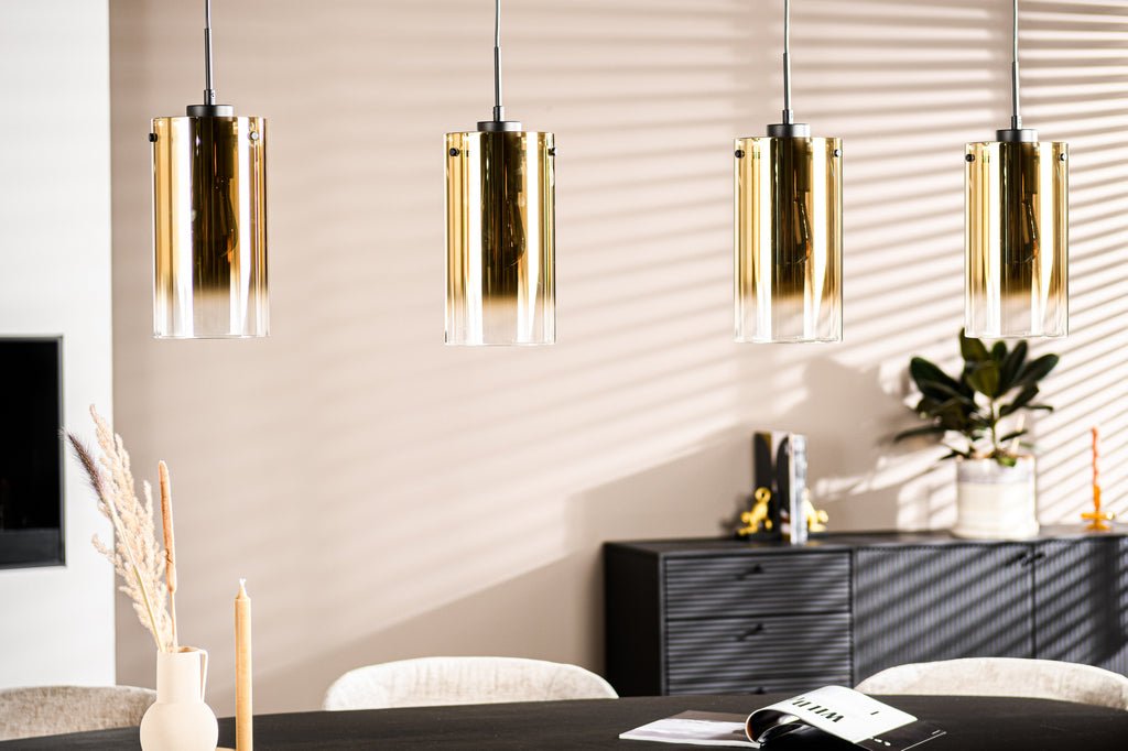 Hanglamp, 4-lichts, Goud | Homestyles.nl